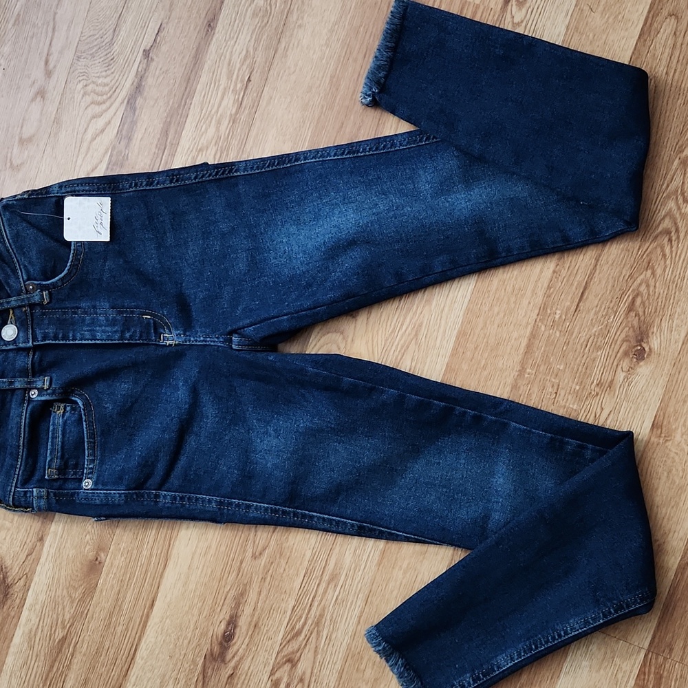 Free People High Rise Skinny Jeans